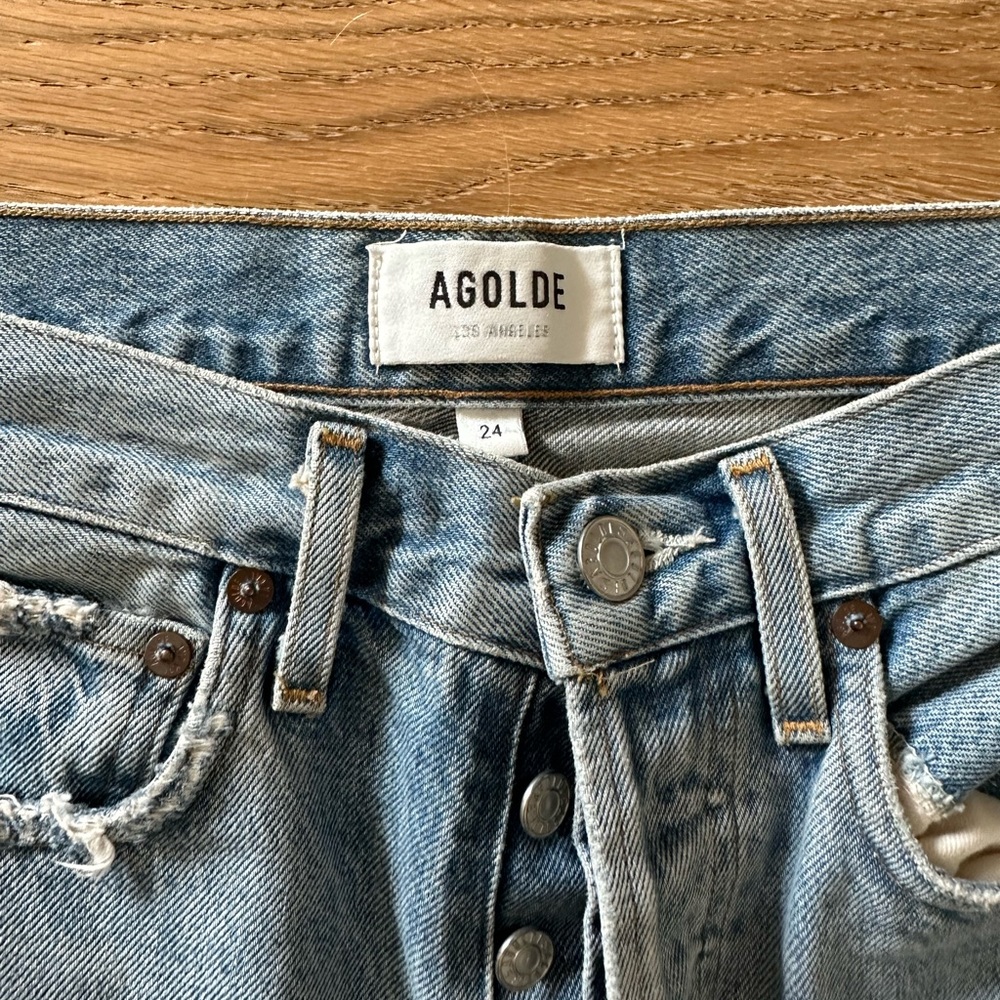 Agolde ripped jeans size 24